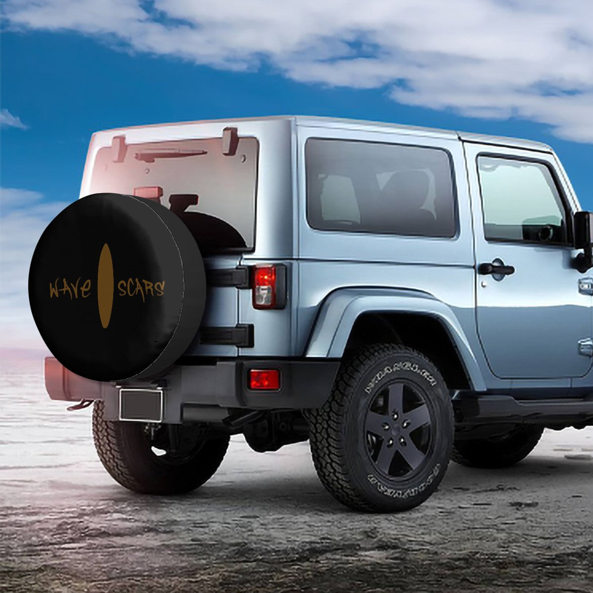 Browm lightweight Spare Tire Cover