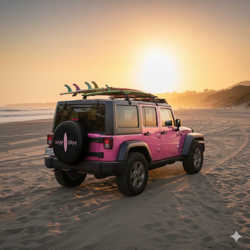 Pink lightweight Spare Tire Cover