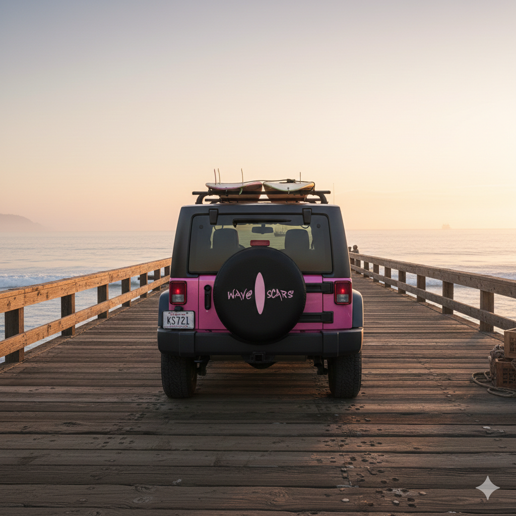 Pink lightweight Spare Tire Cover