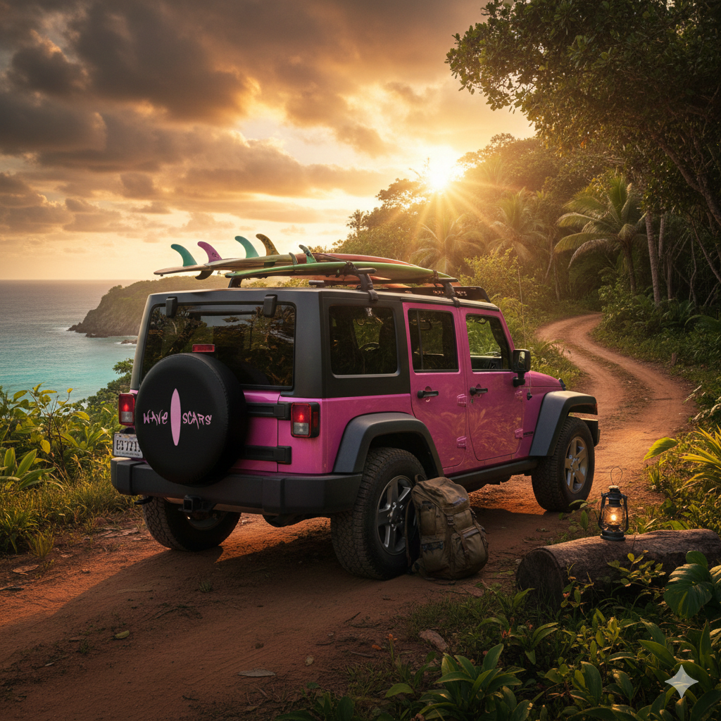 Pink lightweight Spare Tire Cover