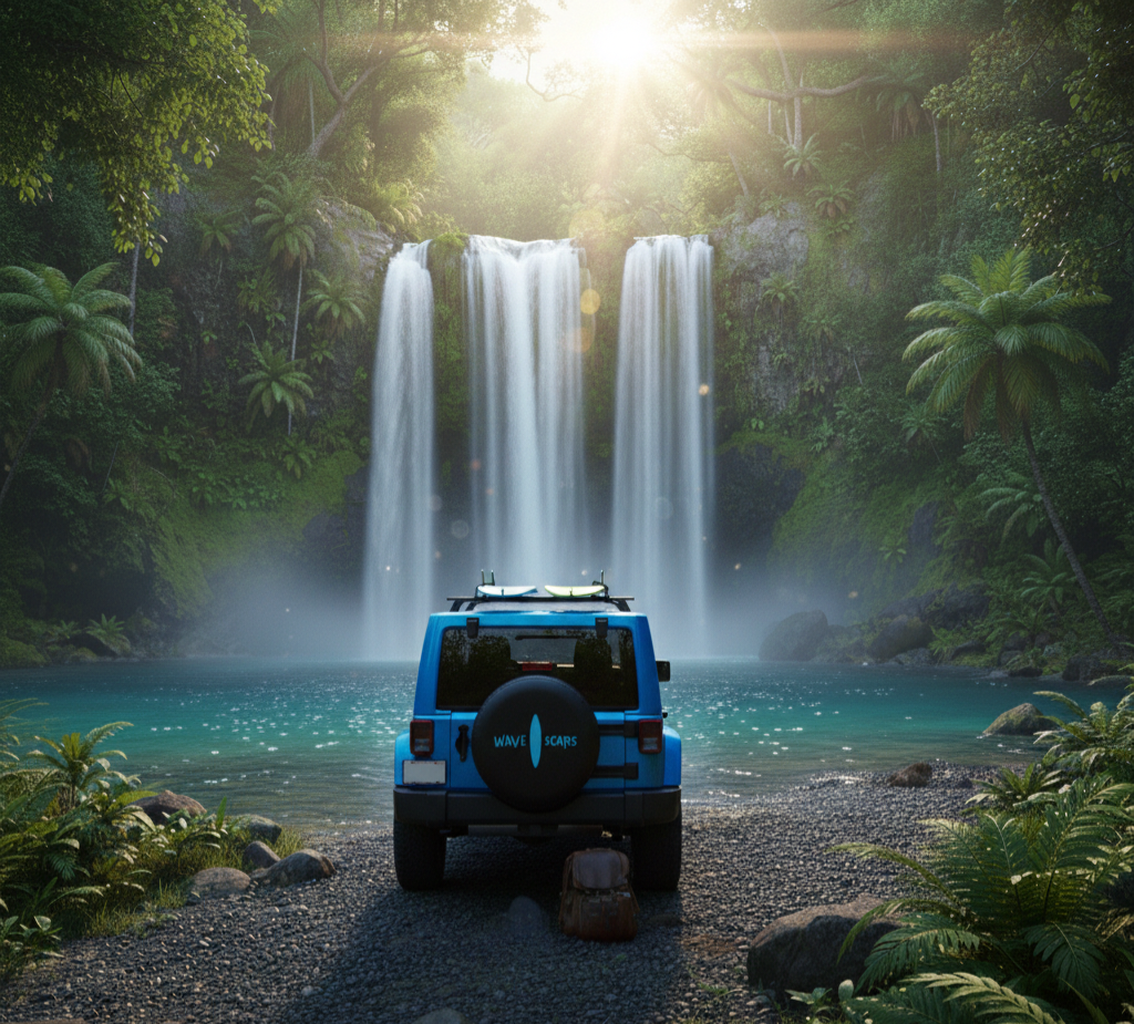 Blue lightweight Spare Tire Cover