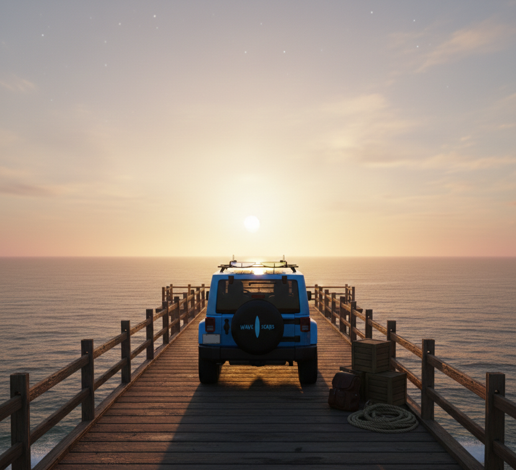 Blue lightweight Spare Tire Cover