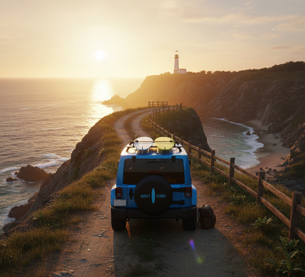 Blue lightweight Spare Tire Cover